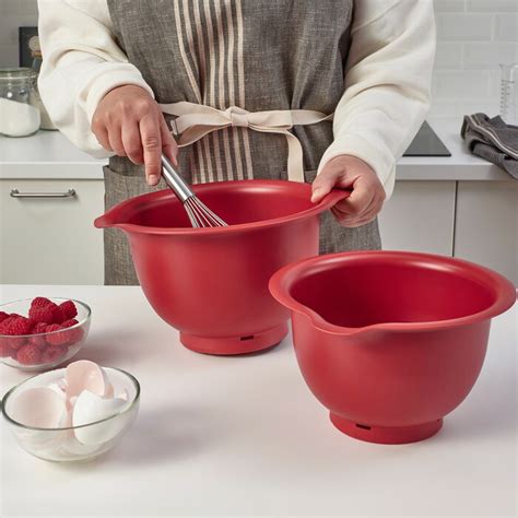 VISPAD Schüssel 2er-Set, rot - IKEA Österreich