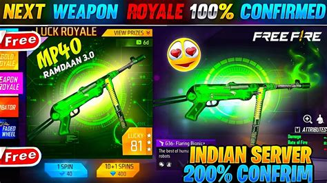 Next Weapon Royale Free Fire New Weapon Royale Free Fire Upcoming