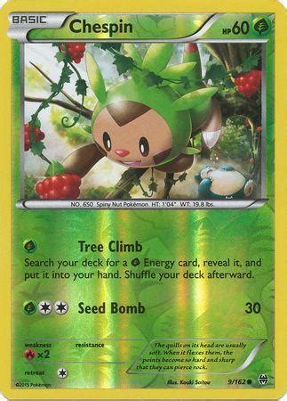 Chespin 9 162 Common Reverse Holo Playset