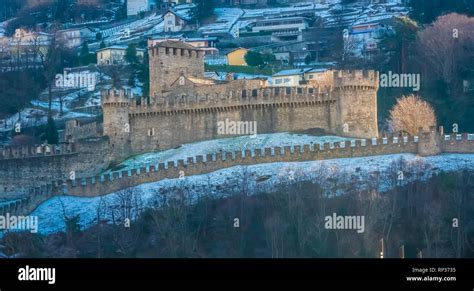 Bellinzona The Capital City Of Southern Switzerlands Ticino Canton A