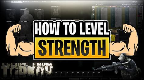 How To Level Strength FAST Escape From Tarkov Patch 12 8 YouTube