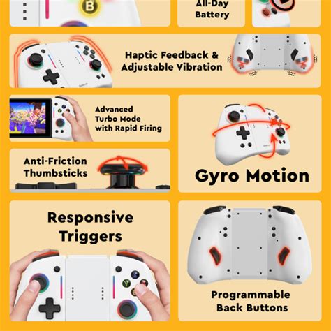 Switch Omelet Pro Joypad Controller Official Crystallized Buttons