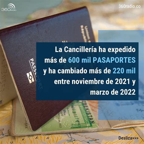 En Los últimos 6 Meses La Cancillería Ha Expedido Más De 600 Mil Pasaportes Y Ha Cambiado Más De