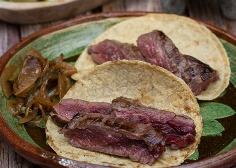 Tacos De Arrachera Con Pico De Gallo Casa De Mexico