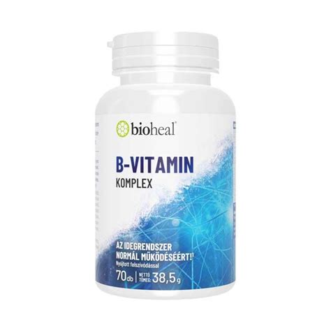 Bioheal B vitamin Komplex nyújtott felszívódású filmtabletta Pingvin