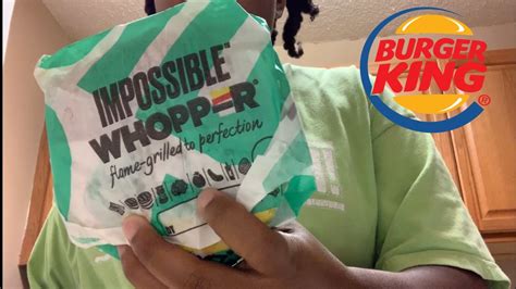 Burger King’s New Impossible Whopper Taste Test And Review Youtube