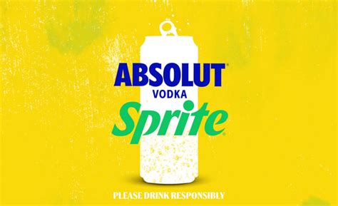 Absolut Vodka Sprite Ready To Drink Slates For Launch