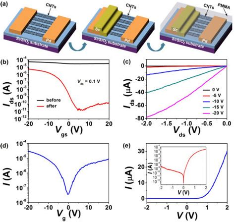 Electrical Properties Of CNT Thin Film FET And Diode Devices A