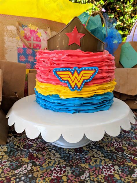 [homemade] Wonder Woman Birthday Cake Wonder Woman Birthday Cake