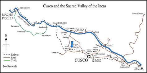 Peru Sacred Valley Map | Cities And Towns Map