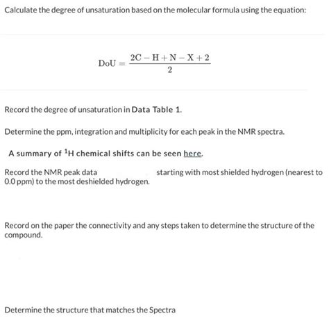 Solved 1h Nmr Spectra For Compound With A Molecular Formula