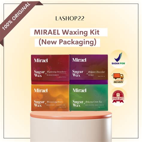 Jual Mirael Sugar Waxing Kit New Packaging New Formula EXP 2026