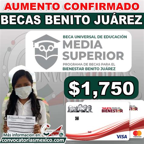 ≫ Así Queda El Aumento De La Beca Benito Juárez Nivel Media Superior ️【 Enero 2025】