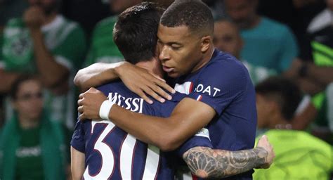 Messi Neymar Y Mbappé Lideran La Victoria De Psg En La Champions League