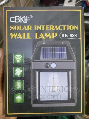 Solar Interaction Wall Lamp In Lagos Island Eko Solar Energy Bello