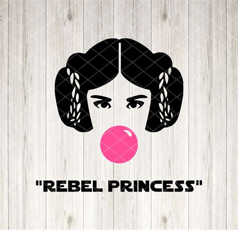 Princess Leia Svg Star Wars Svg Star Wars For Cricut Rebel Etsy Australia