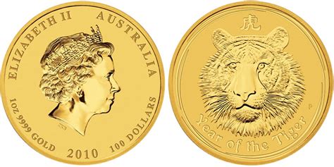 2010 Year Of The Tiger Gold Bullion Coin Sells Out At 30 000 Mintage