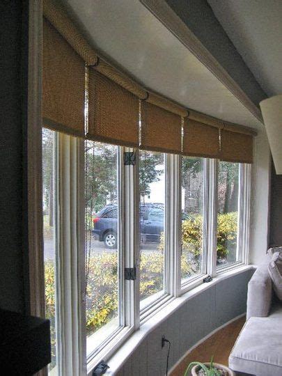 Window Covering Ideas For A Large Bow Window Window Treatments Living Room Bow Window Living