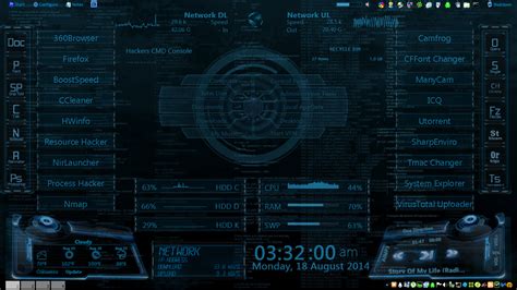 Skin Rainmeter Hacker 50 Koleksi Gambar