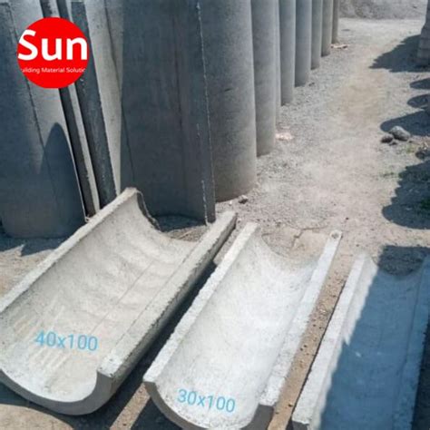 Jual Buis Beton Setengah Lingkaran Hong Beton Gorong Gorong Grefel Cor