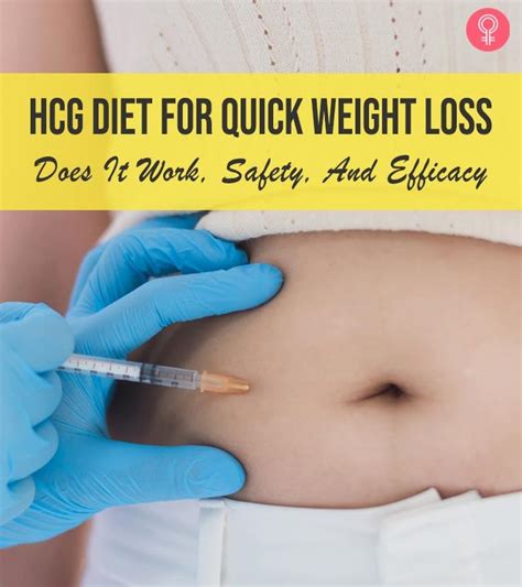 Hcg Diet For Quick Weight Loss Does It Work Safety And Efficacy