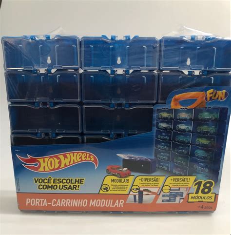 Porta Carrinhos Modular Hot Wheels Lacrado Brinquedo Fun Nunca Usado 83470597 Enjoei