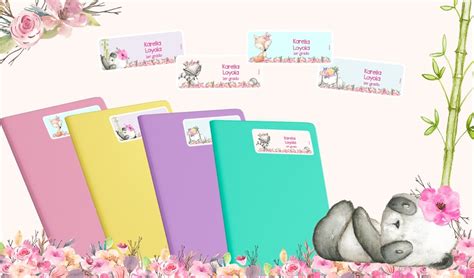 Etiquetas Para Cuaderno Personalizadas Y Creativas Pekokis Per