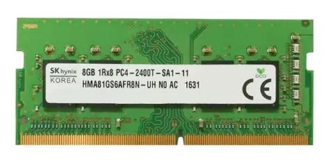 Memoria Ram Gamer Color Verde Gb Sk Hynix Hma Gs Afr N Uh