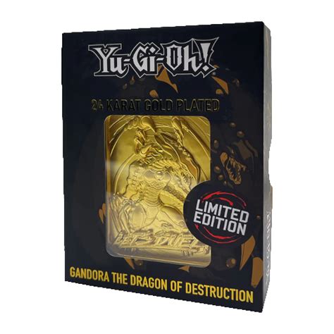 Yu Gi Oh Gandora The Dragon Of Destruction Gold Plated Card