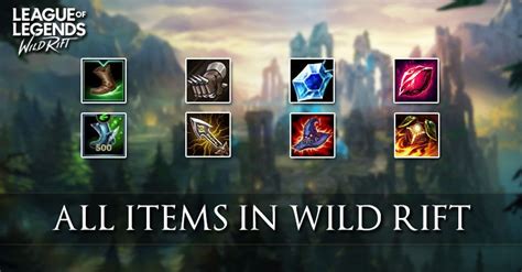 Items League Of Legends Wild Rift Zilliongamer