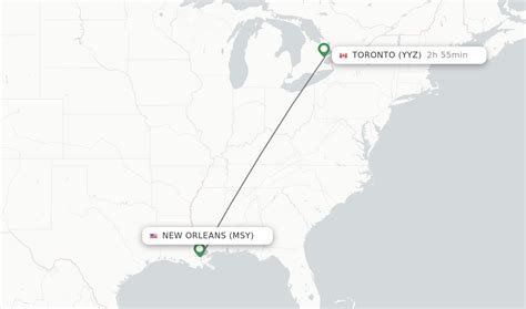 Direct Non Stop Flights From New Orleans To Toronto Schedules