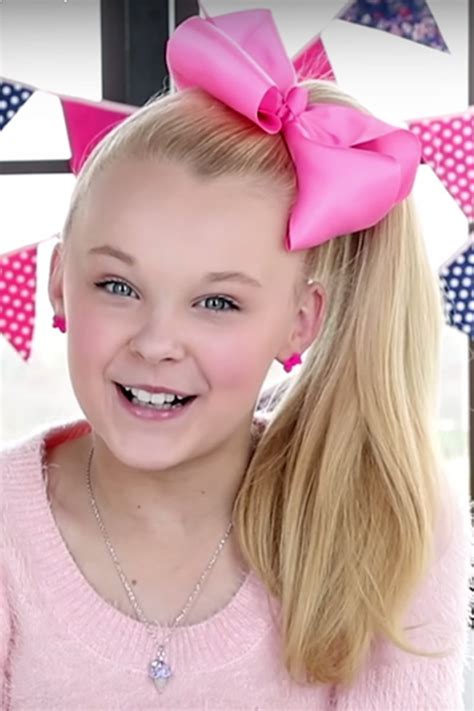 Jojo Siwa Straight Golden Blonde Hair Bow High Ponytail Ponytail