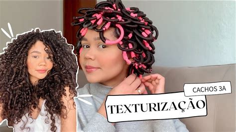 Texturiza O Bigudinhos Em Cabelo Cacheado Tipo A Youtube