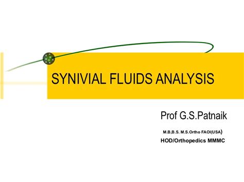 Synovial fluid analysis normal values - itsery