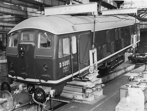 D5061 From The No 2 End Almost Complete At Crewe Works Captured By A Br Photogapher As The