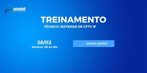 Treinamento T Cnico Sistemas De Cftv Ip Em Santos Sympla