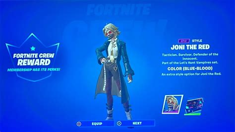 Fortnite Gameplay Van Joni The Red Blue Blood Joni The Red Edit Style