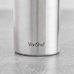 Vonshef Cup Cafetiere Stainless Steel Ml Double Walled French