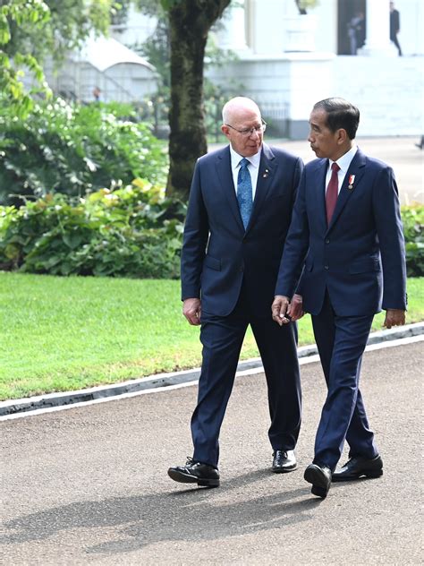 Foto Presiden Jokowi Sambut Kunjungan Kenegaraan Gubernur Jenderal