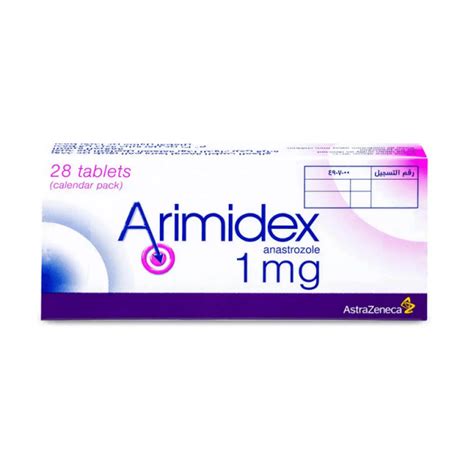 Arimidex 1 Mg 28 Tablets