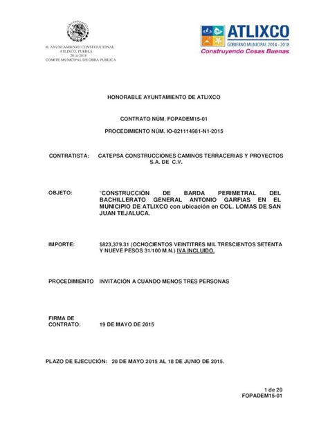 PDF CONSTRUCCIÓN DE BARDA PERIMETRAL DEL BACHILLERATO transparencia