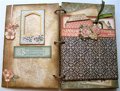 Paperiah Graphic 45 A Ladies Diary Journal Mini Album Class 816