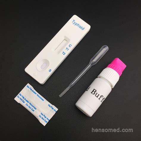 Rapid Typhoid Igg Igm Antibody Blood Test Cassette