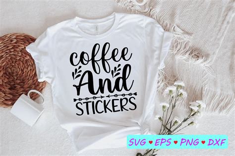 Coffee And Stickers By dream_on_design | TheHungryJPEG