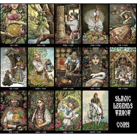 Славянские Легенды Таро (Черный срез) / The Slavic Legends Tarot (Black ...