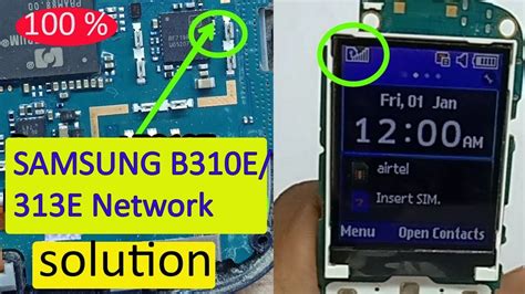 Samsung B310e Network Solution B310E Low Network Problem Samsung Sm