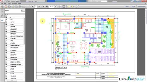 Pdf Cara Cetak Gambar Kerja Autocad Dokumentips