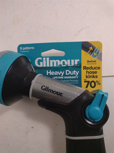 Pack Gilmour Heavy Duty Garden Water Hose Spray Nozzle Pattern