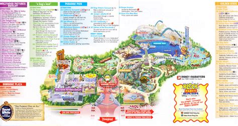 Printable List Of Disney World Attractions By Park