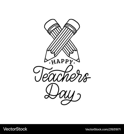 Happy Teachers Day Calligraphy